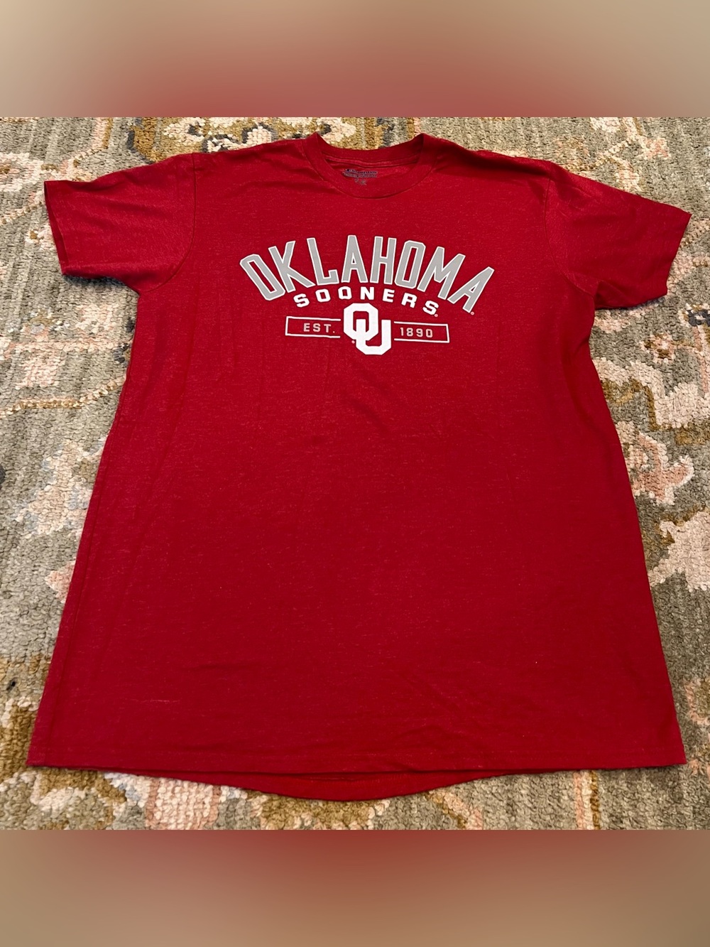 Oklahoma Sooners Champion Shirt Men’s Size Large Color Red